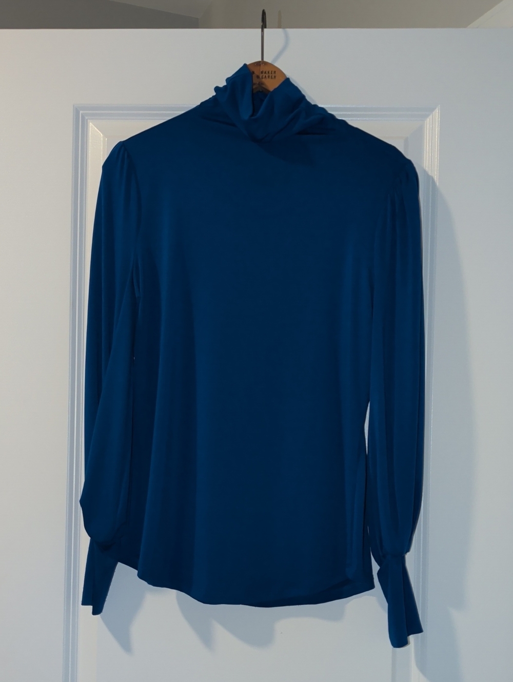 New York & Company Classic High-Neck Long-Sleeve Top NWTs